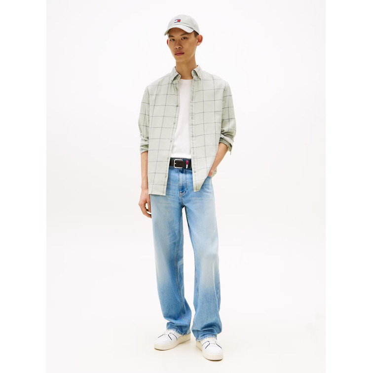 homme tjm essntl twill check reg shi m1c