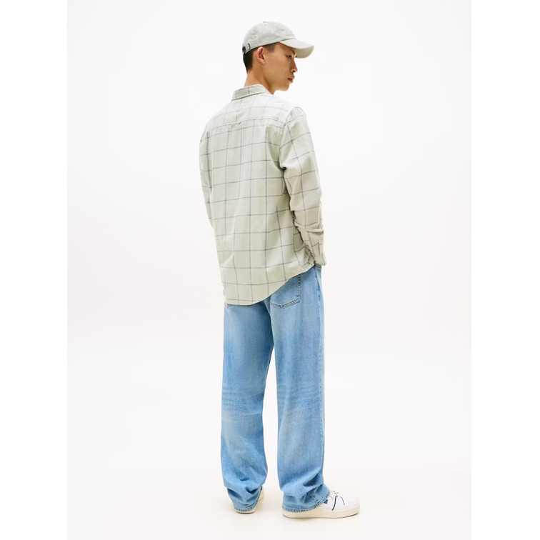 homme tjm essntl twill check reg shi m1c