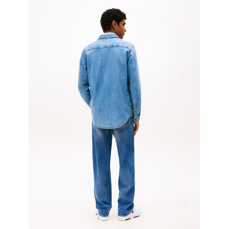 homme ls regular denim shirt ext 1a5