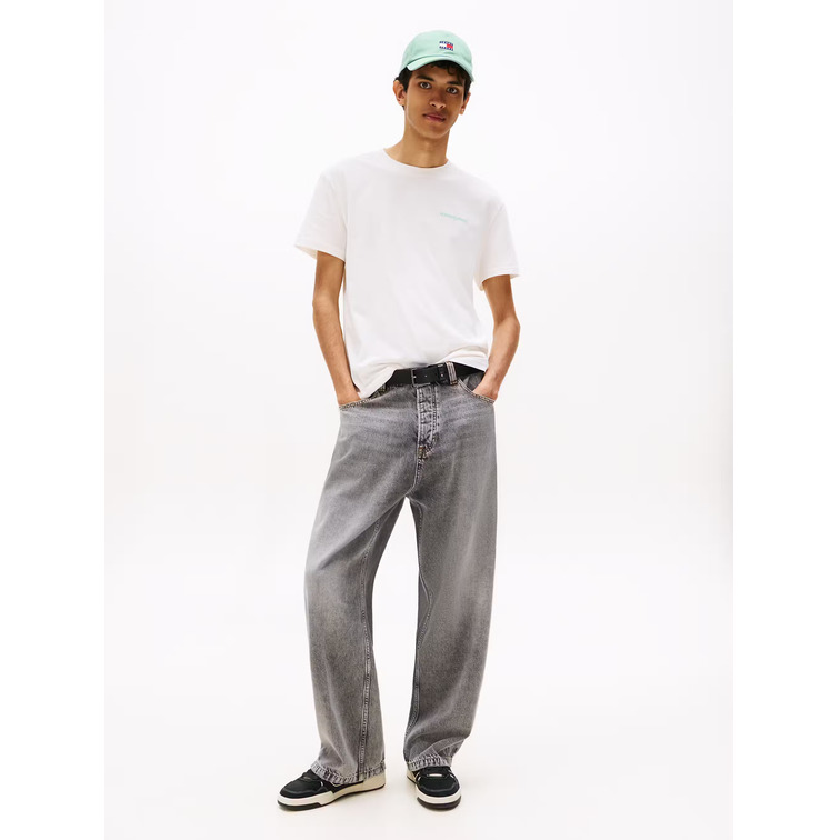 homme tjm reg blur script back tee ybh