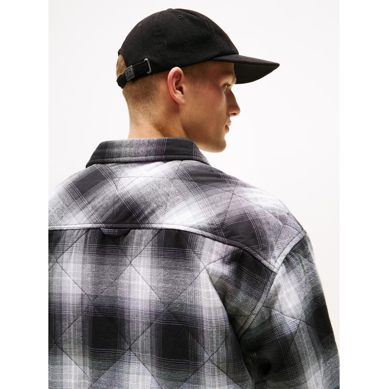 chemise homme  tommy hilfiger tjm quilted padded overshirt