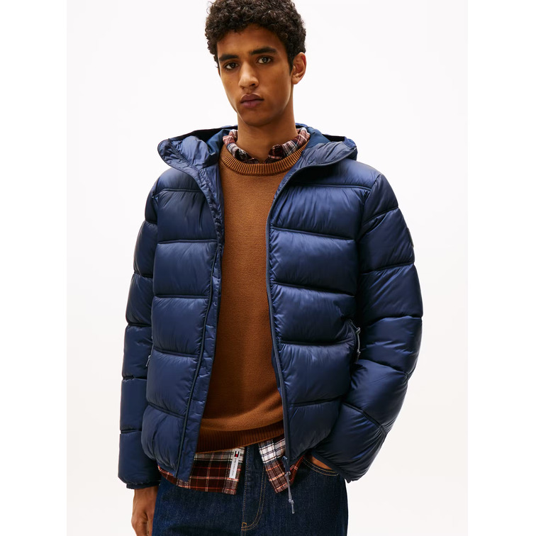 homme tjm hooded logo puffer ext c1g