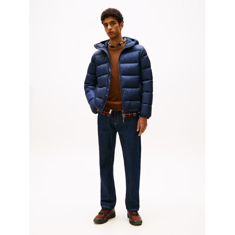 homme tjm hooded logo puffer ext c1g