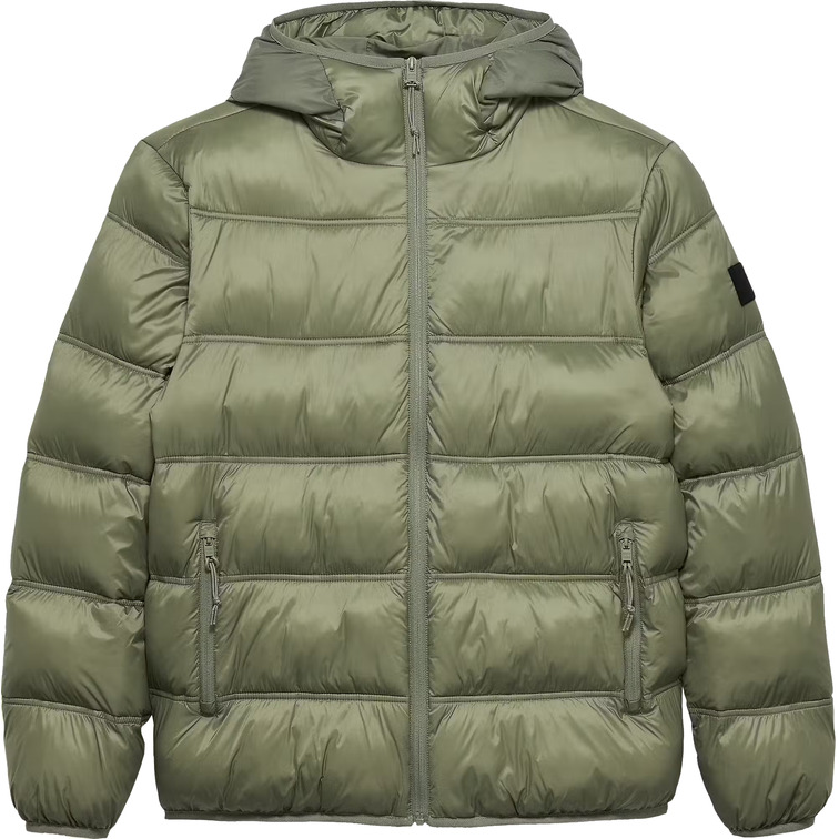 homme tjm hooded logo puffer ext m1l