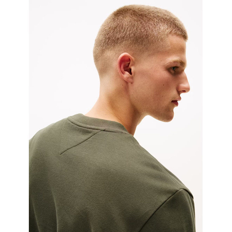 sweat-shirt homme  tommy hilfiger tjm reg rwb flag crew ext