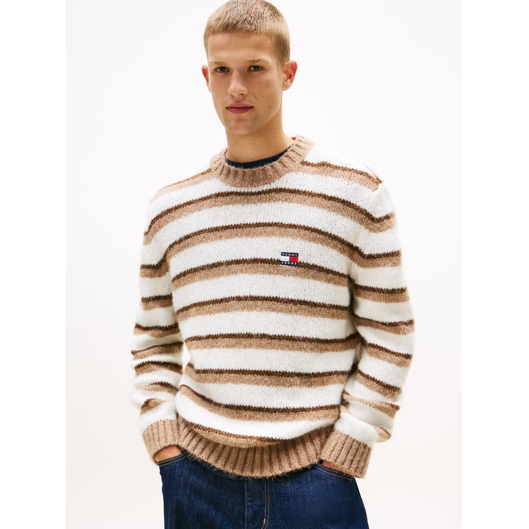 maillot homme  tommy hilfiger tjm reg brshd strpe badge swea