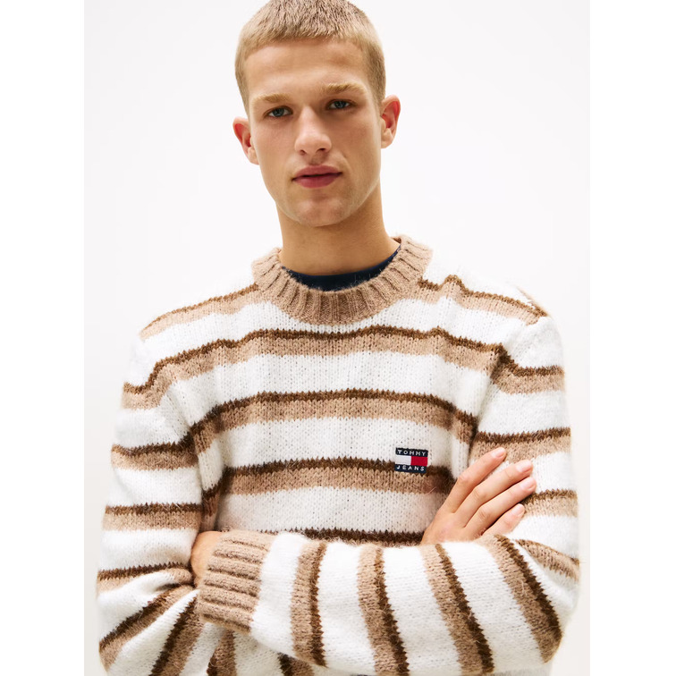 maillot homme  tommy hilfiger tjm reg brshd strpe badge swea