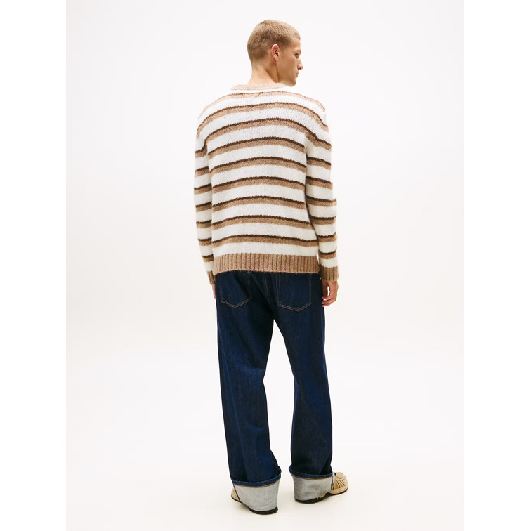 maillot homme  tommy hilfiger tjm reg brshd strpe badge swea