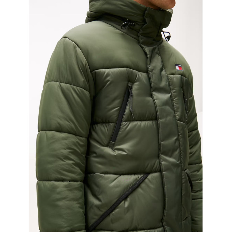 cazadora homme  tommy hilfiger tjm fabric mix padded parka
