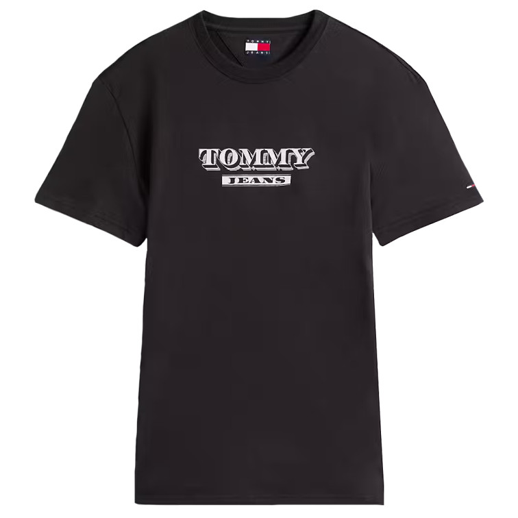 t-shirt homme  tommy hilfiger tjm reg bills font ss tee ext