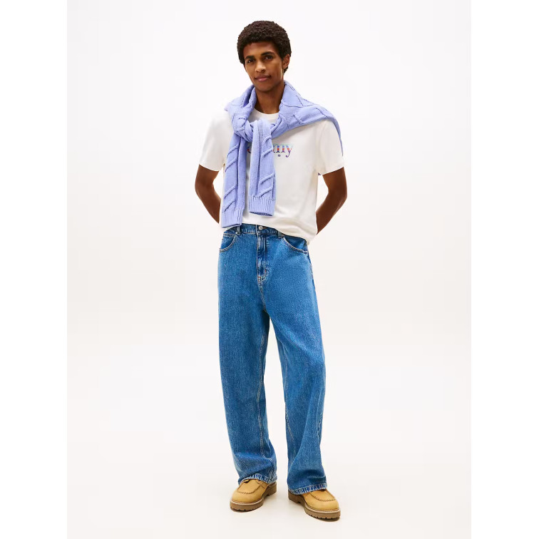 t-shirt homme  tommy hilfiger tjm slim entry dna ss t ext