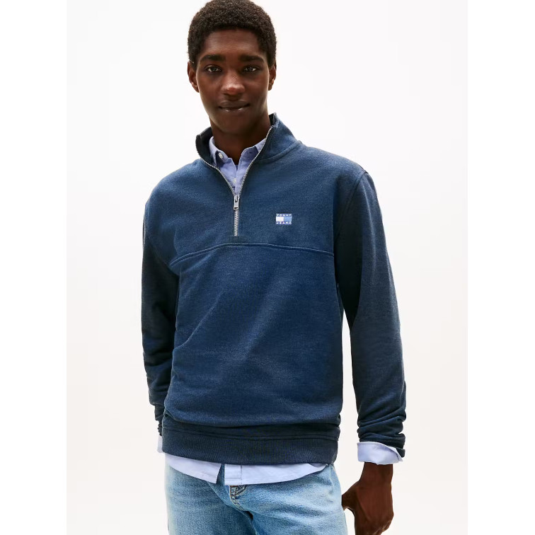 sweat-shirt homme  tommy hilfiger tjm reg badge qz ext