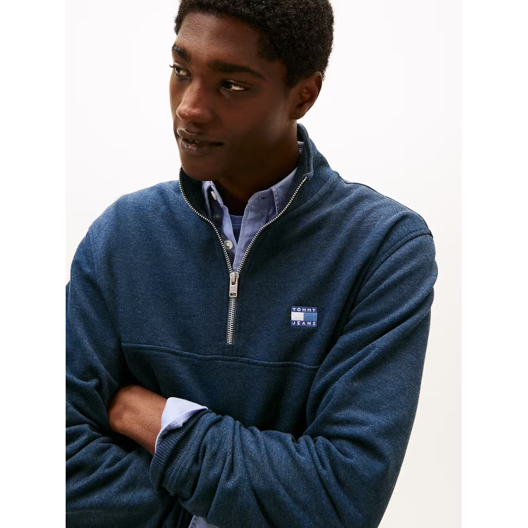 sweat-shirt homme  tommy hilfiger tjm reg badge qz ext