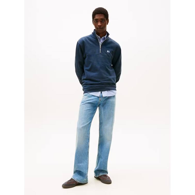 sweat-shirt homme  tommy hilfiger tjm reg badge qz ext