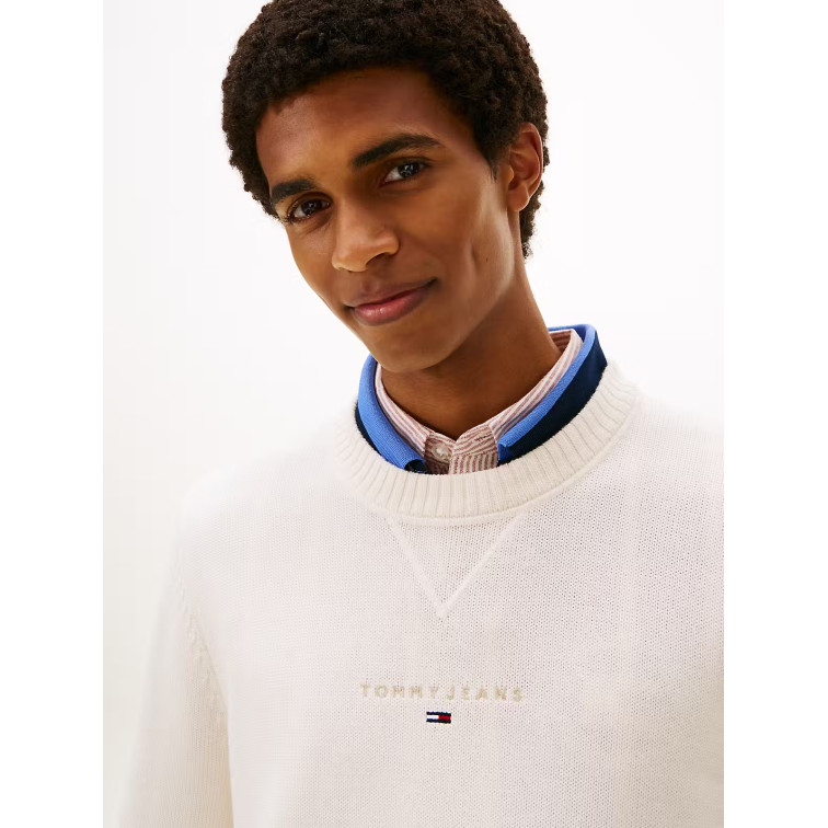 maillot homme  tommy hilfiger tjm  slim tnl linear sweater