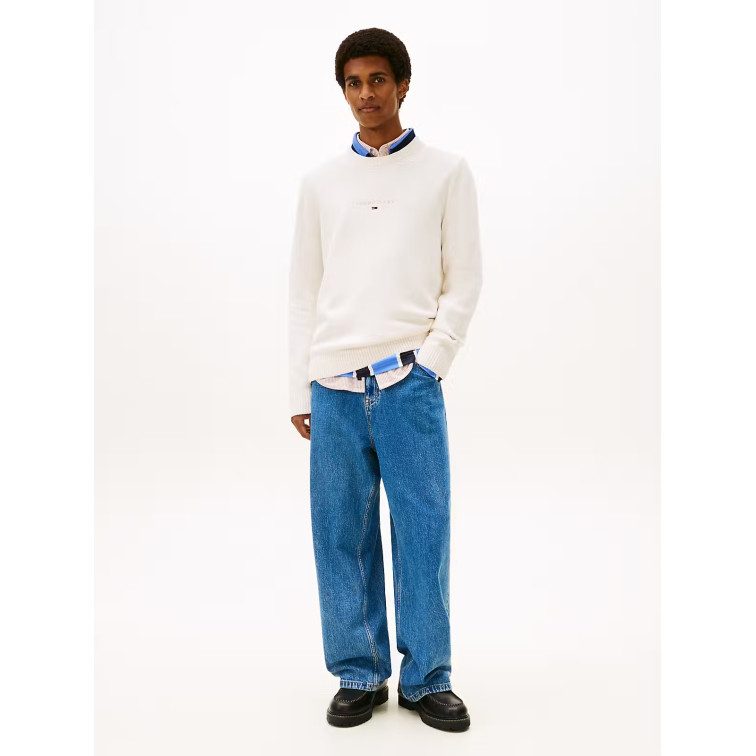 maillot homme  tommy hilfiger tjm  slim tnl linear sweater