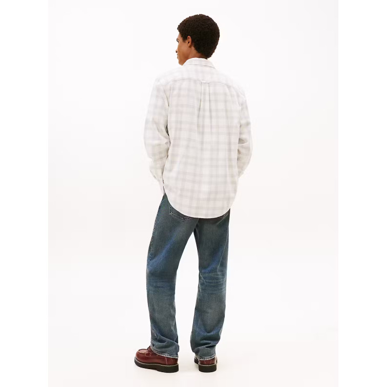 chemise homme  tommy hilfiger tjm reg check cord shirt