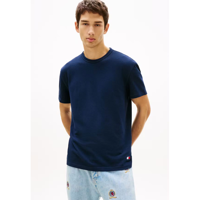 t-shirt homme  tommy hilfiger tjm reg waffle ss tee