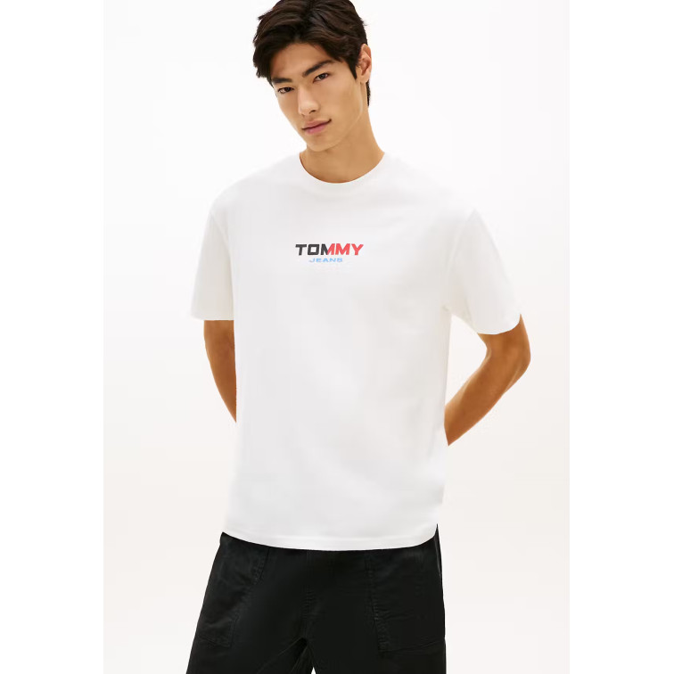 t-shirt homme  tommy hilfiger tjm rlx la backprint ss tee ex