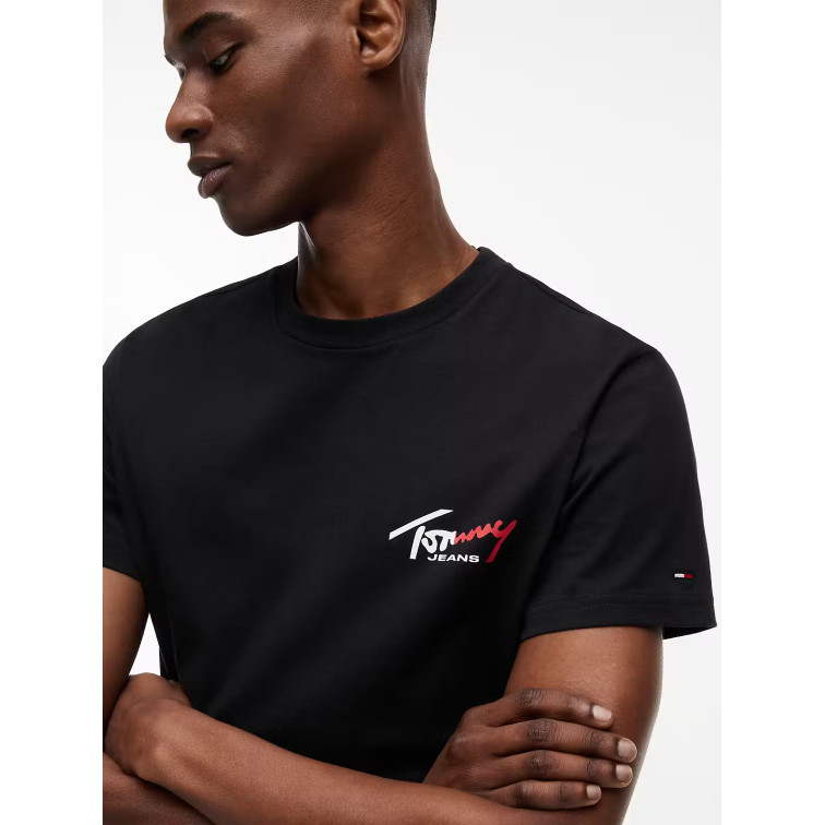 homme tjm slim sign chest ss tee ext bds