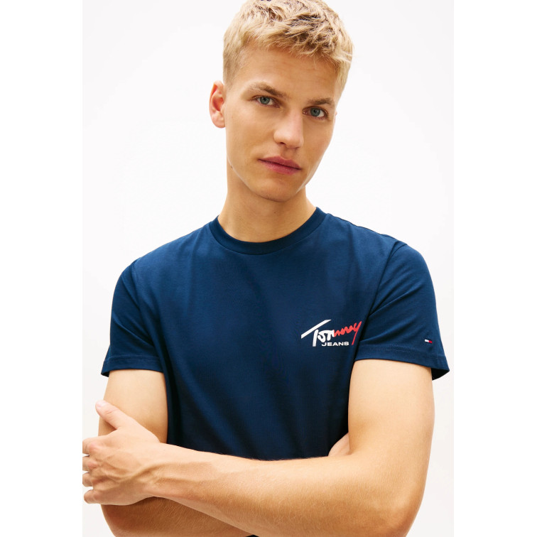homme tjm slim sign chest ss tee ext c1g