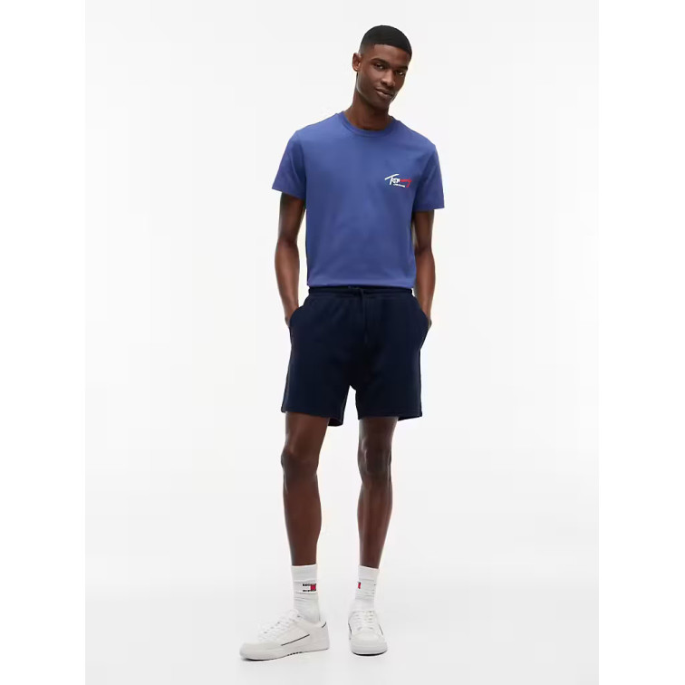 t-shirt homme  tommy hilfiger tjm slim sign chest ss tee ext