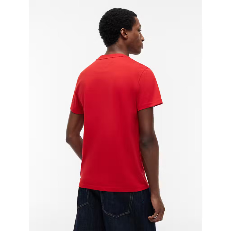 t-shirt homme  tommy hilfiger tjm slim sign chest ss tee ext