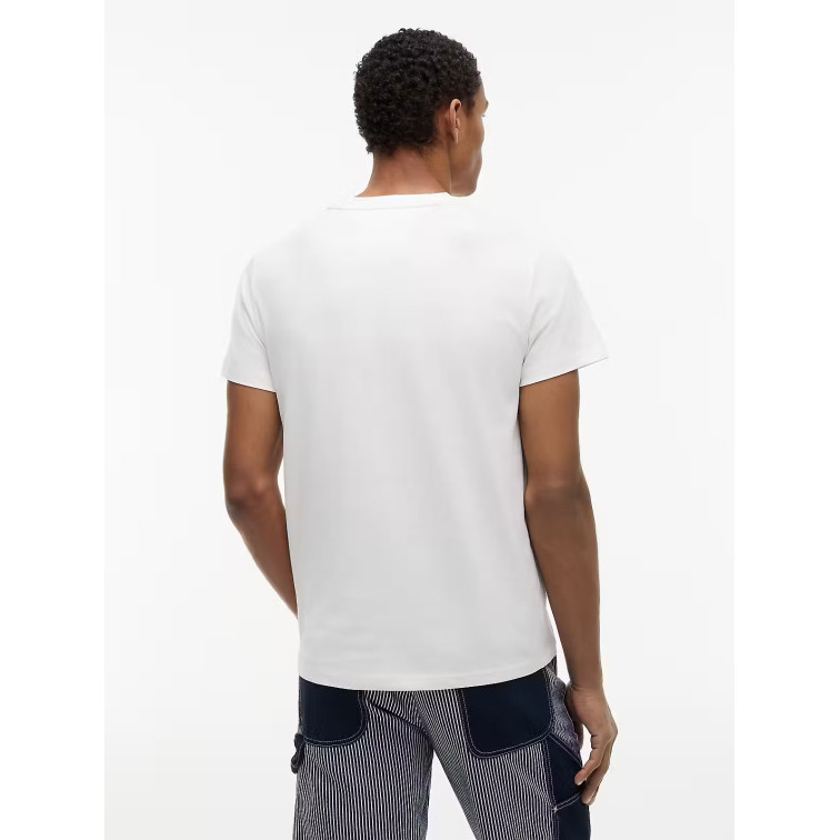 t-shirt homme  tommy hilfiger tjm slim sign chest ss tee ext