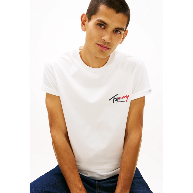 homme tjm slim sign chest ss tee ext ybl