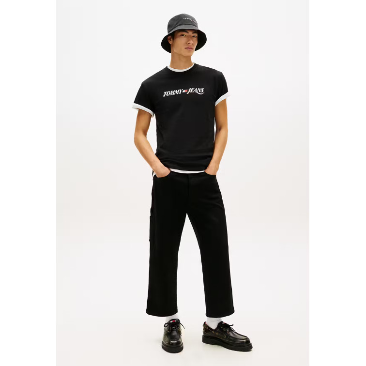 t-shirt homme  tommy hilfiger tjm reg vintage la ss tee