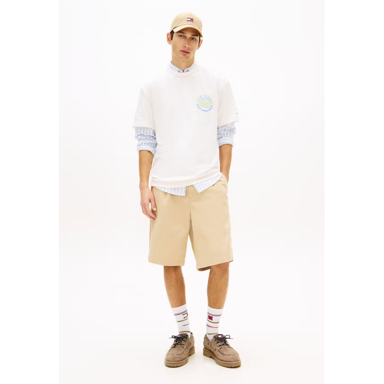 t-shirt homme  tommy hilfiger tjm rlx bubble flame ss tee