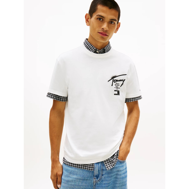 homme tjm reg city sign ss tee ext ybl
