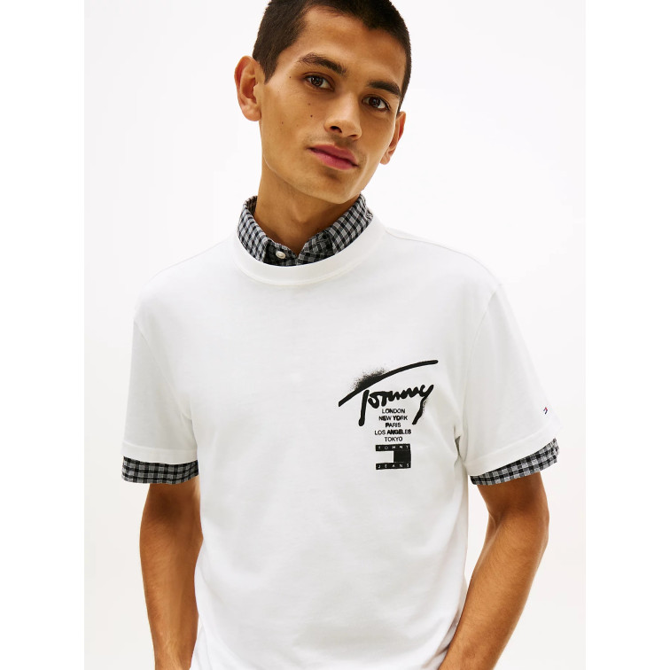 homme tjm reg city sign ss tee ext ybl