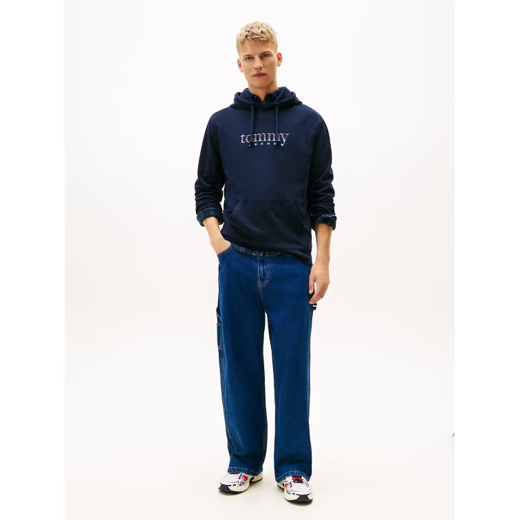 sweat-shirt homme  tommy hilfiger tjm reg entry dna play hood