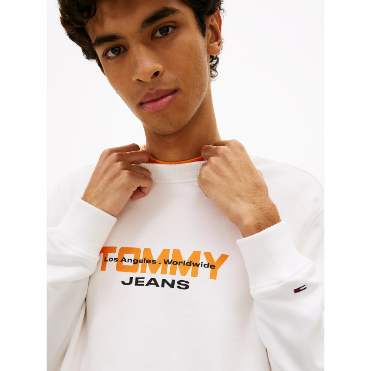 sweat-shirt homme  tommy hilfiger tjm reg ess dna crew ext