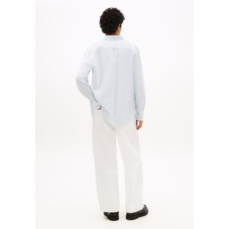 chemise homme  tommy hilfiger tjm reg linen blend shirt ext