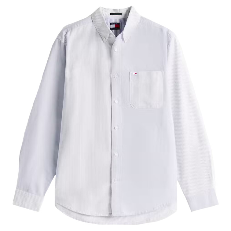 chemise homme  tommy hilfiger tjm rlx oxford fun stripes shi