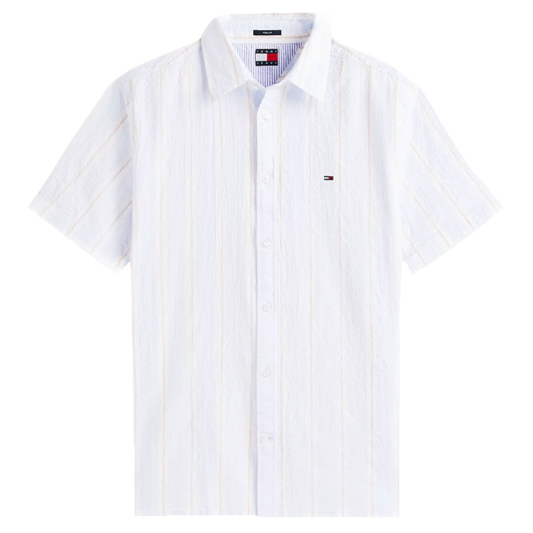 chemise homme  tommy hilfiger tjm reg seersuckr ptrn shirt e