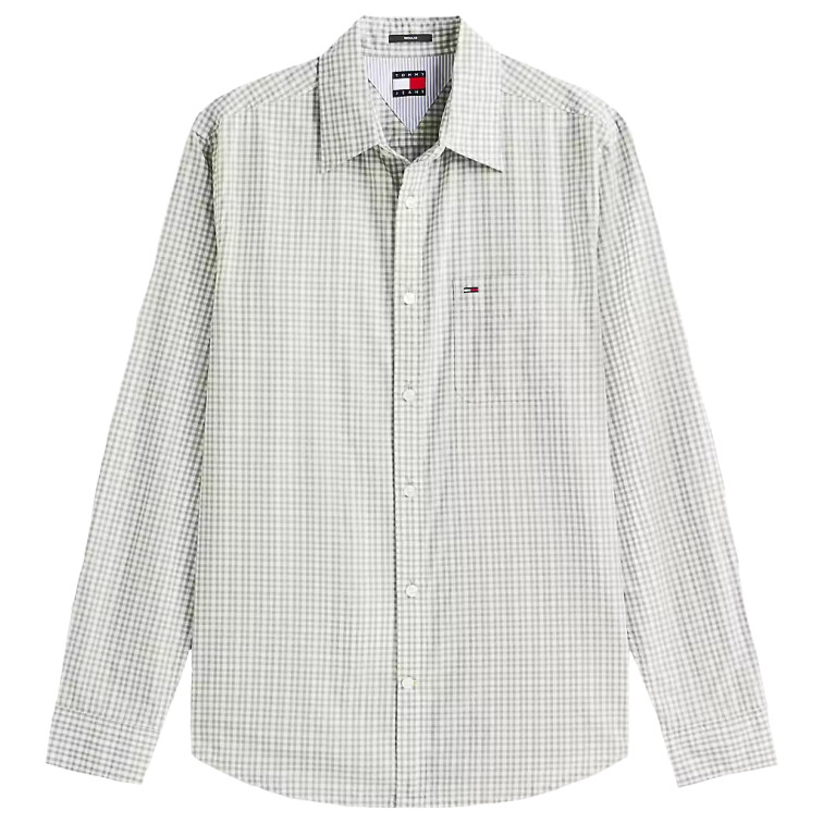 homme tjm reg check poplin shirt ybh