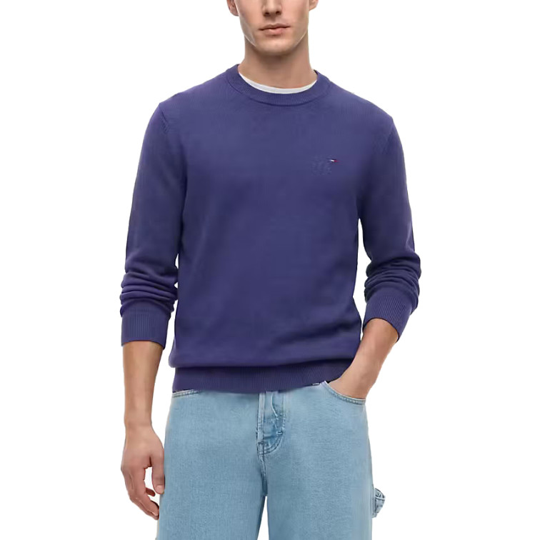 maillot homme  tommy hilfiger slim essential light sweater