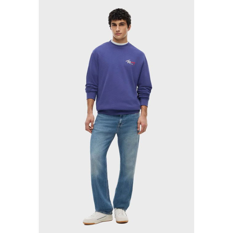 sweat-shirt homme  tommy hilfiger tjm reg entry sign cnck ext