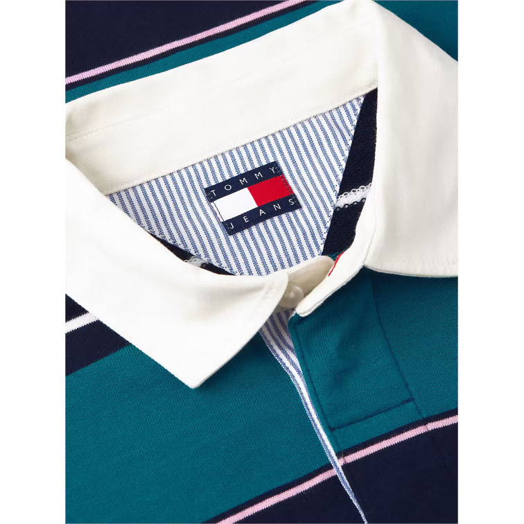 pôle homme  tommy hilfiger tjm rlx stripe rugby ext