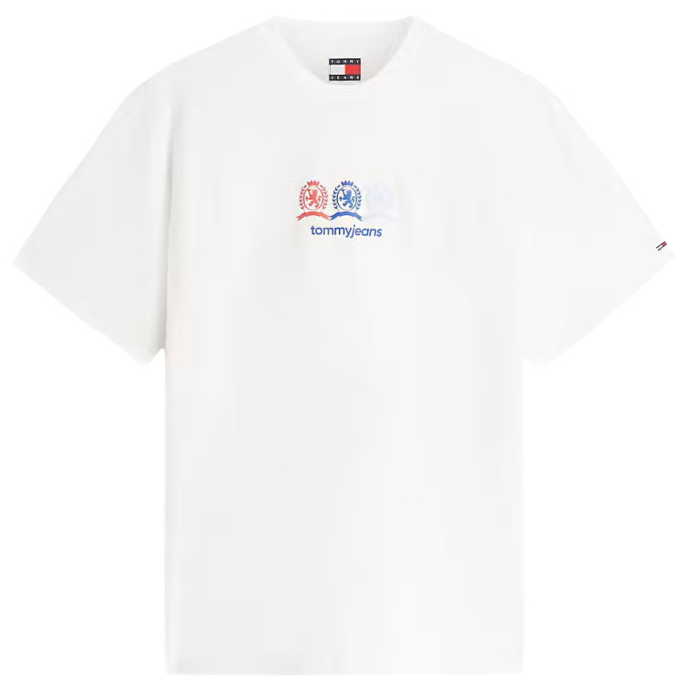 t-shirt homme  tommy hilfiger tjm rlx crest repeat ss t