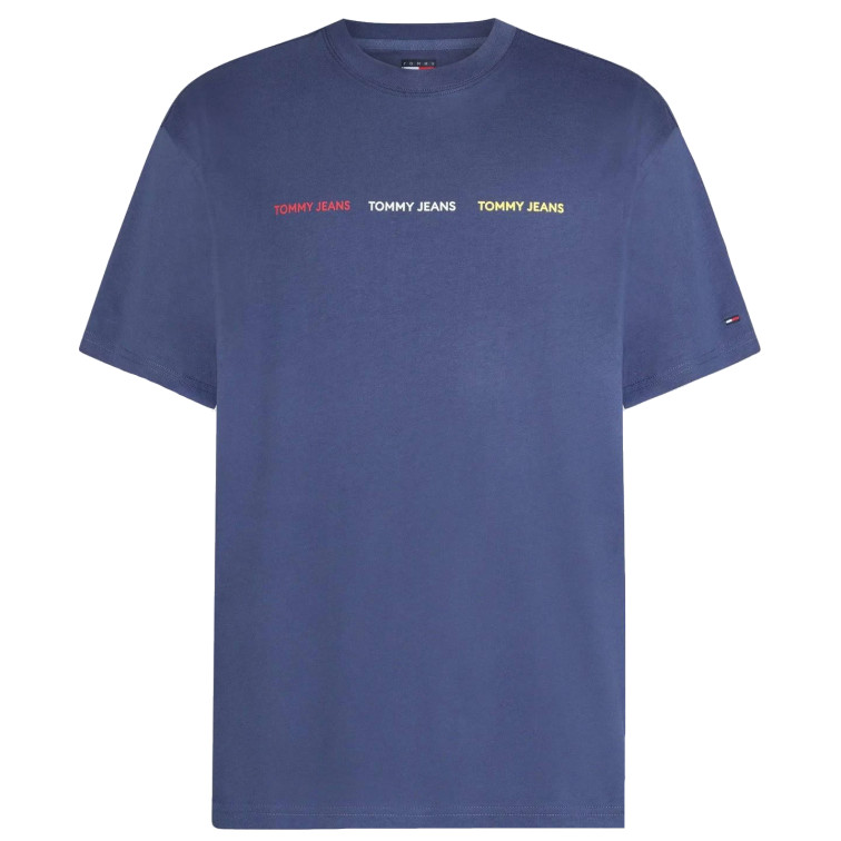 t-shirt homme  tommy hilfiger tjm reg tj repeat ss tee