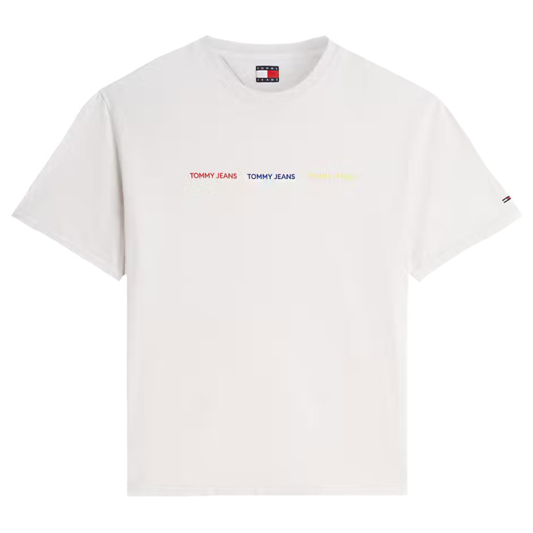 t-shirt homme  tommy hilfiger tjm reg tj repeat ss tee