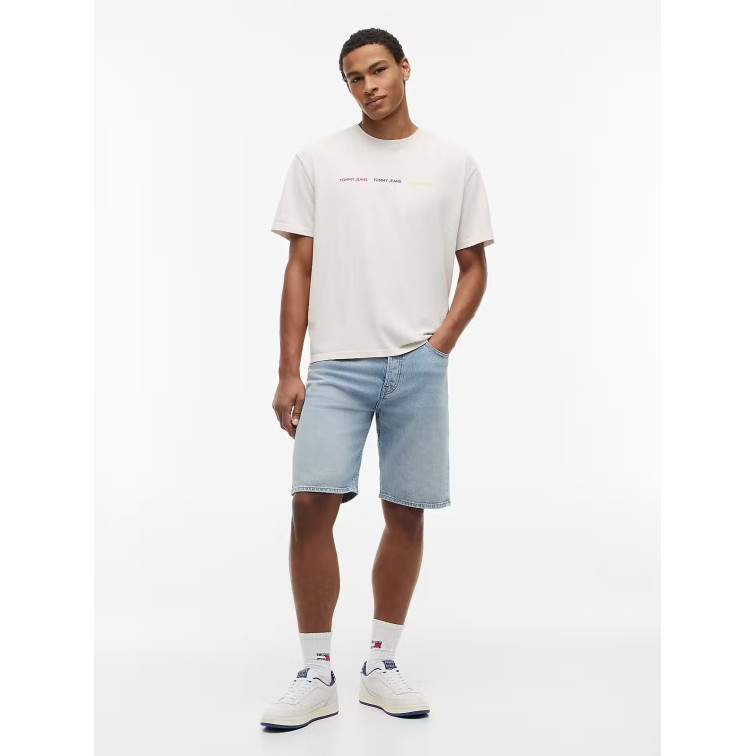t-shirt homme  tommy hilfiger tjm reg tj repeat ss tee