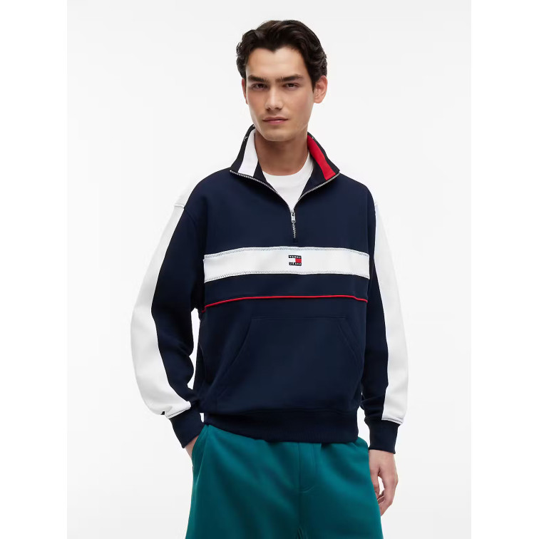 sweat-shirt homme  tommy hilfiger tjm rlx cblock qz
