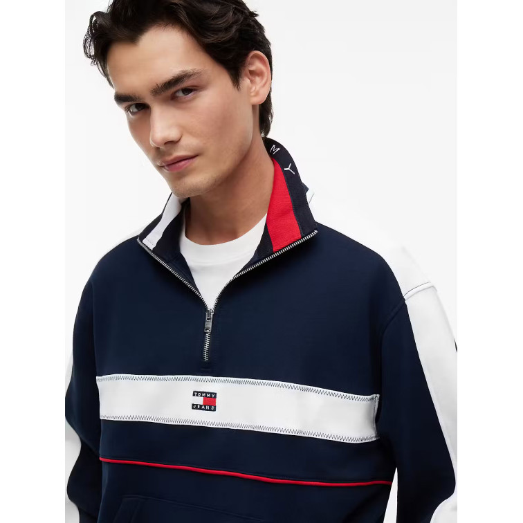 sweat-shirt homme  tommy hilfiger tjm rlx cblock qz