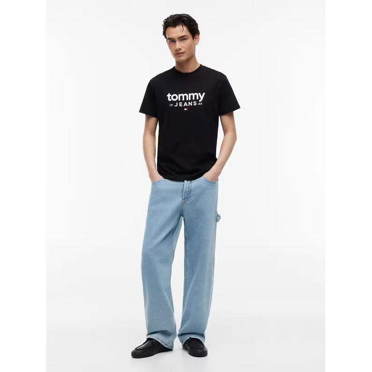 t-shirt homme  tommy hilfiger tjm slim graphic tee ext