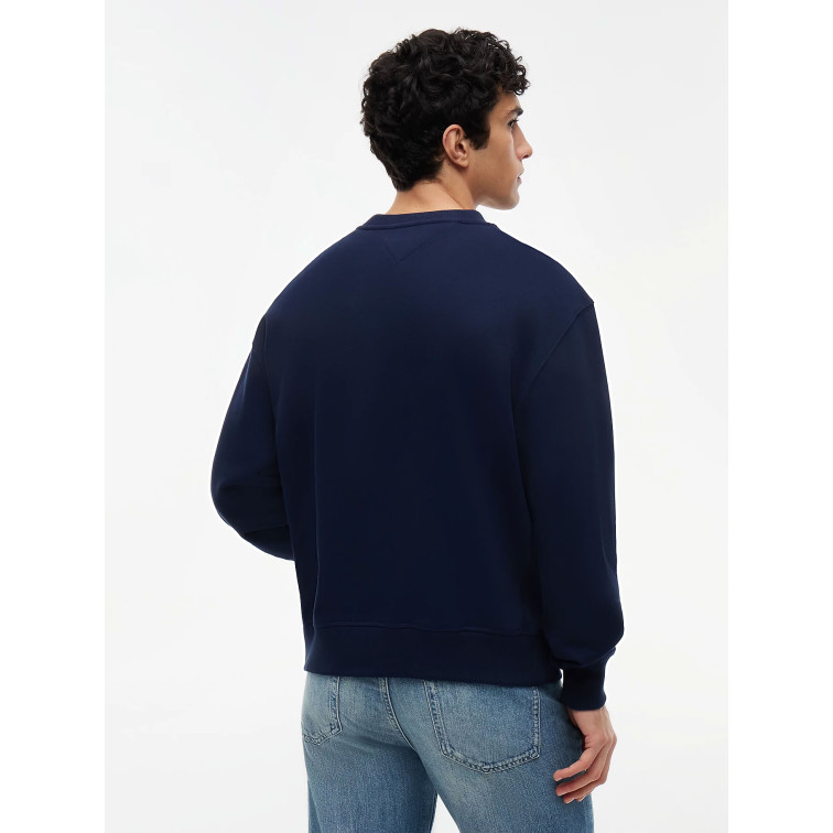 sweat-shirt homme  tommy hilfiger tjm rlx multi crests cneck